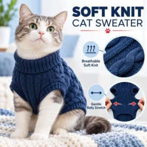 Soft Knit Cat Sweater
