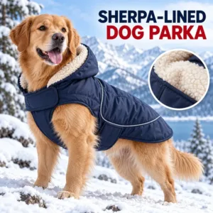 Sherpa-Lined Dog Parka