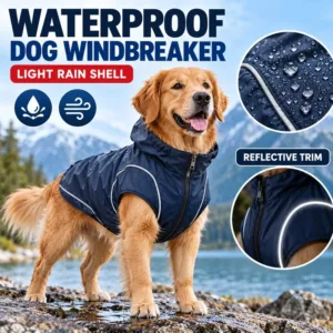 Waterproof Dog Windbreaker Jacket