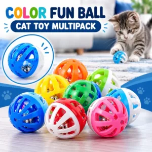 Color Fun Ball Cat Toy Multipack
