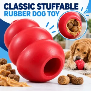 Classic Stuffable Rubber Dog Toy