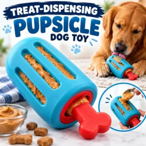 Treat-Dispensing Pupsicle Dog Toy